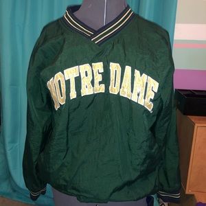 Champion Notre Dame Vintage Pullover Windbreaker